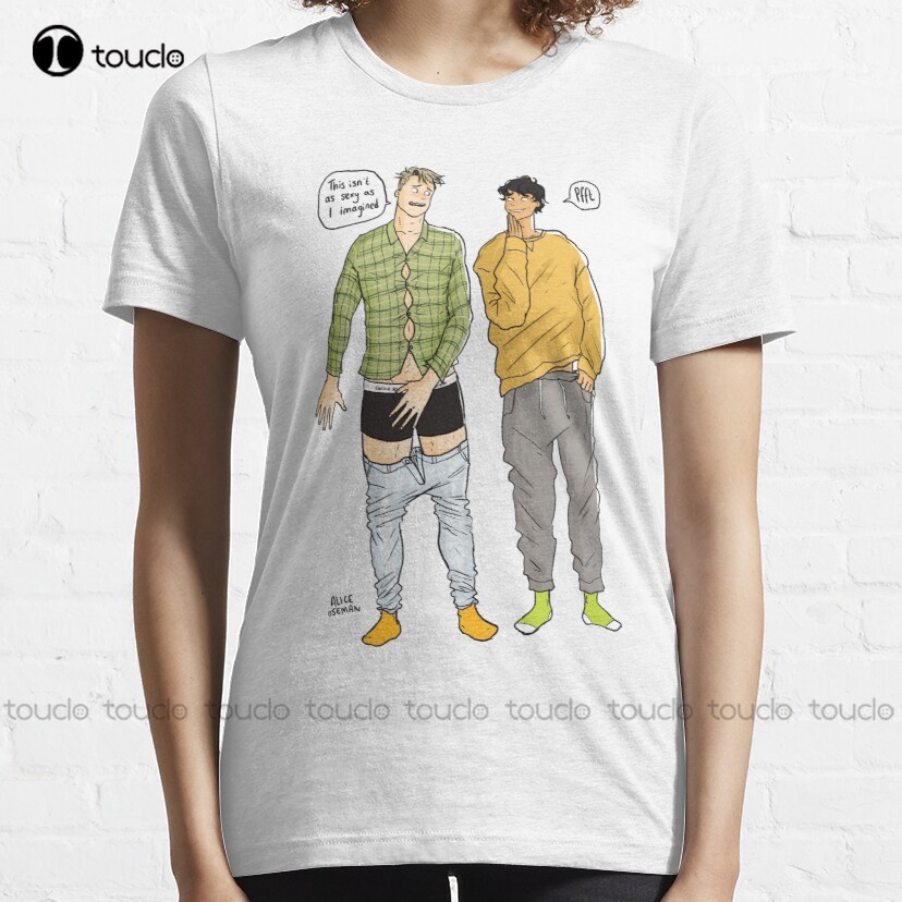 Heartstopper Cute Couple Trending T Shirt Tshirt Custom Aldult Teen Unisex Digital Printing Tee Shirts Xs 5Xl Breathable Cotton